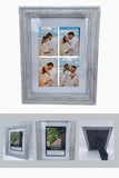JD Photo set 2 Frame 4x6 Classic Gray Rustic Style Photography Frame