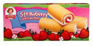 Little Debbie - Strawberry rolls for short 13-ounce cakes