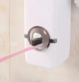 Toothpaste holder dispenser (PVC, White)