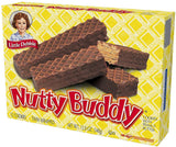 Little Debbie Nutty Buddy 96 - Individually wrapped wafer bars, chocolate, 12 ounces (pack of 16)
