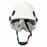 Construction Safety Helmet With Visor Built In Goggles Hard Hat  Work Cap