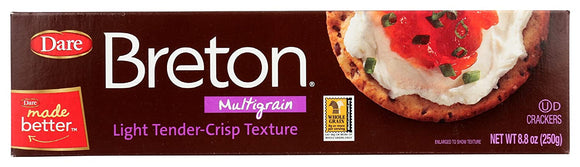 Dare Breton Crackers, Multigrain, 8.8 Oz
